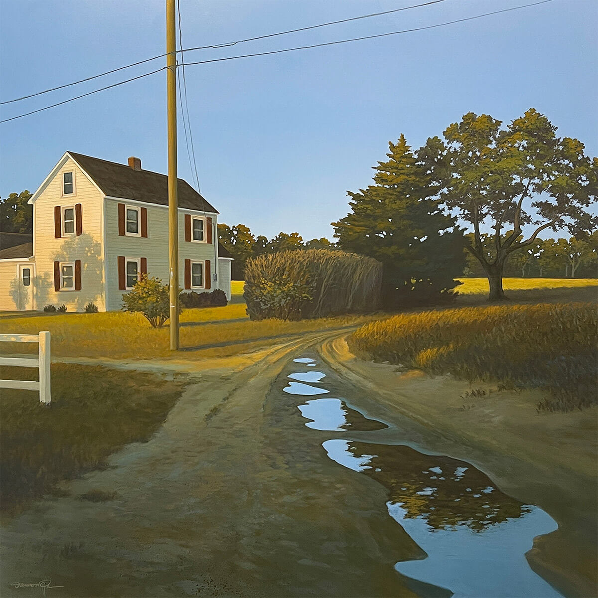 The Day After Rain – Acrylic painting by Delaware artist Damon Pla